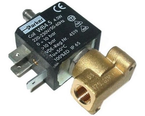 Electrovanne 3 voies 1/8 230v grosse bobine