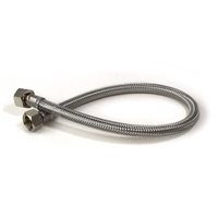 FLEXIBLE INOX 3/8 FF EMBOUT PLAT